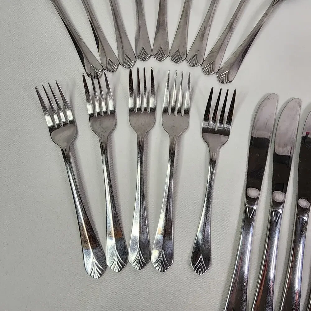 Cambridge Stainless Steel Utensil Lot Of 31